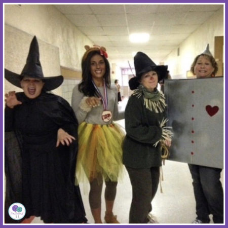 If you're looking for Halloween costumes for teachers that are easy and cheap, take a look at these cute ideas.  These simple DIY costumes are easy to make and perfect for your group! 