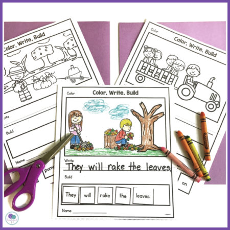 These free fall activities for kids are perfect for kindergarten and first grade students.  Follow this pin to see lots of fun math, literacy and crafts ideas perfect for your classroom in the fall. 