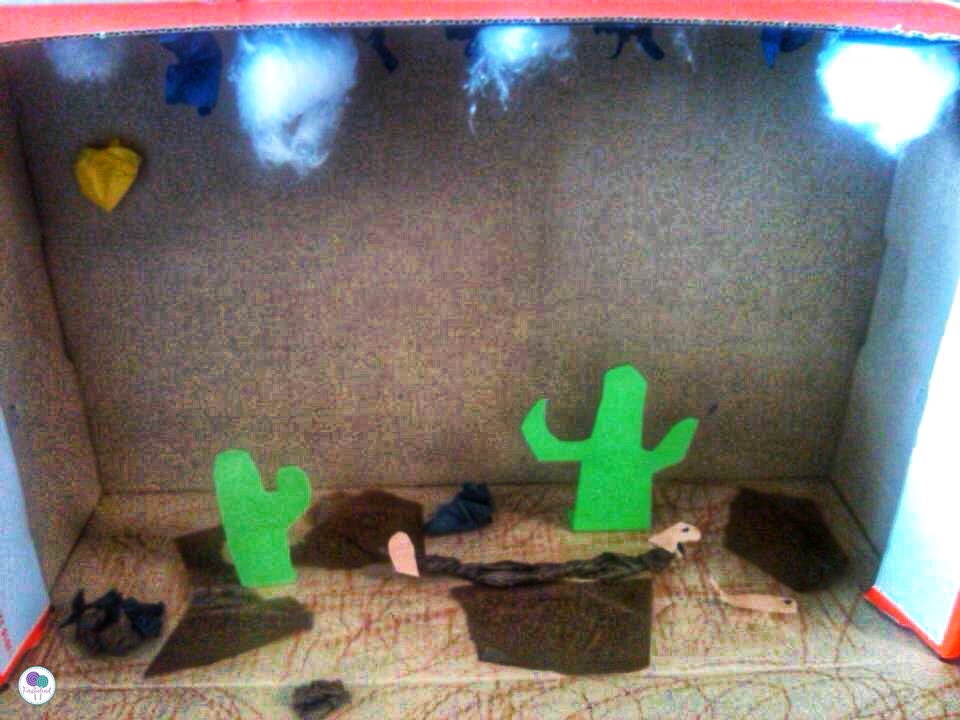animal habitat diorama