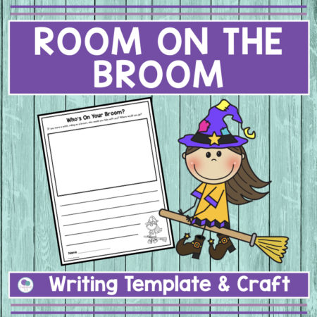 This Room On The Broom writing activity and craft is sure to delight your first grade students. Includes printable and craft.
