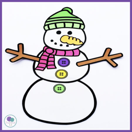 Kindergarten and first grade kids will love the winter writing prompt, How To Build A Snowman! 