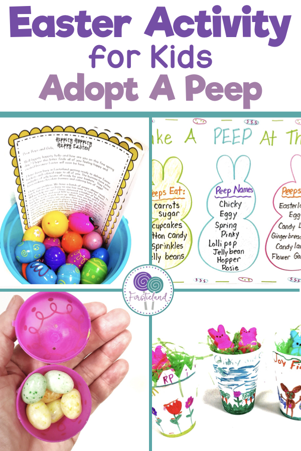 Easter Peep Writing Activity For Kids - Firstieland