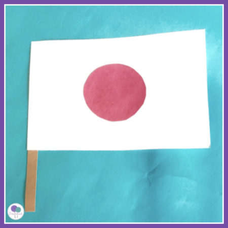 Japanese flag craft