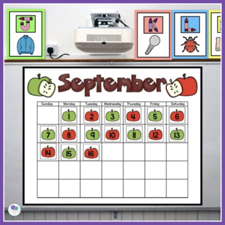 How We Use a Digital Calendar on the Smartboard in First Grade