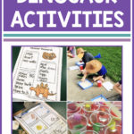 These dinosaur activities for kids include lesson plans to help your students become a paleontologist for the day. Your students will love learning about dinosaurs with these fun science activities. Includes going on a dinosaur dig, hatching baby dinosaurs, creating fossils and writing about their dinosaur exploration. this project based learning unit is perfect for your K-2 students.