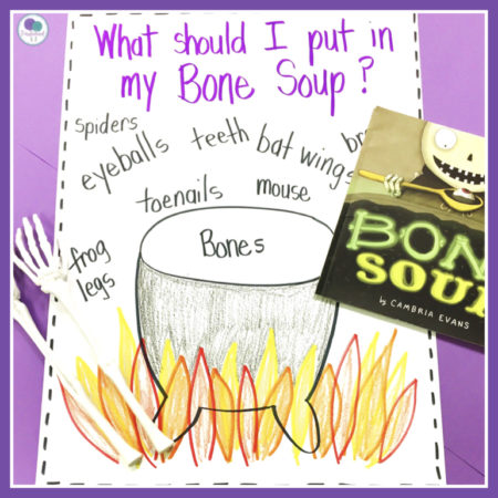 Halloween writing activity for first grade. 