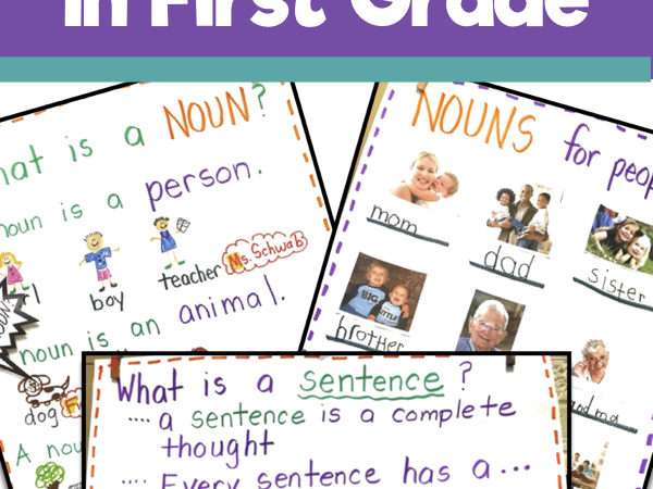 Anchor Charts In The First Grade Classroom