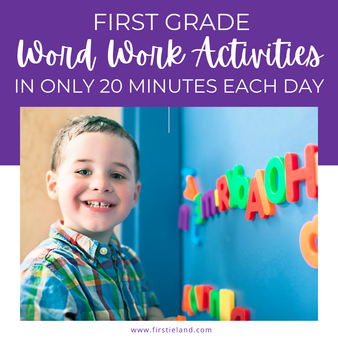 First Grade Word Work Activities