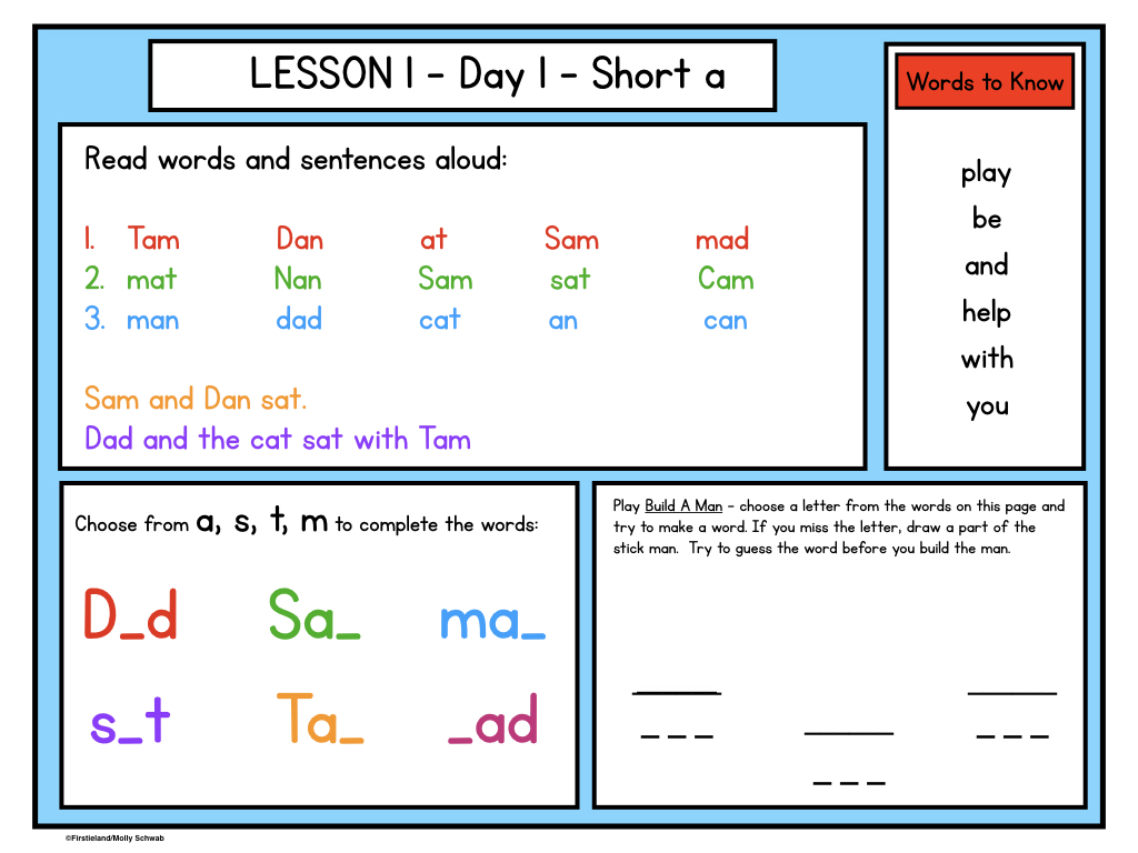 These first grade word work slides are the perfect way to fit all of your skills into one easy, daily lesson. Includes ideas and activities for first grade phonics, spelling, high frequency words and more. 
