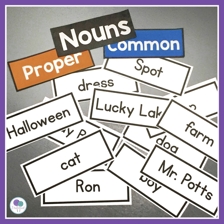 Noun Activities For First Grade - Firstieland