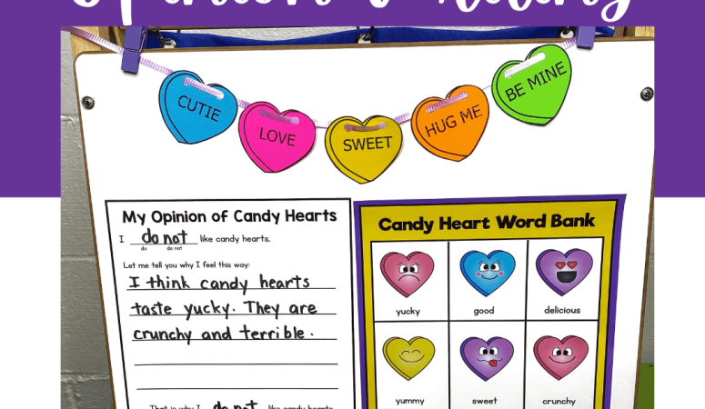 Fun & Easy Valentine Opinion Writing Prompts