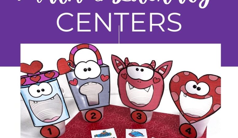 Best February Math And Literacy Centers For First Grade