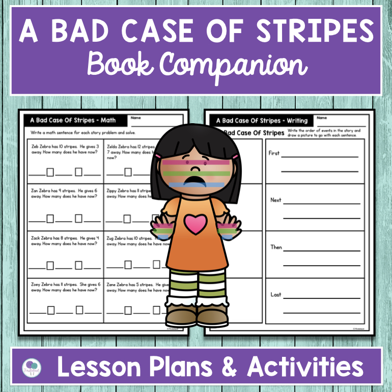 A Bad Case Of Stripes Feelings And Emotions Activities - Firstieland ...