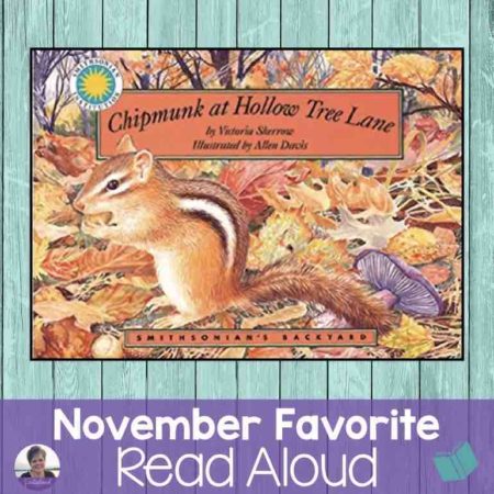 Fall Picture Book - Chipmunk At Hollow Tree Lane