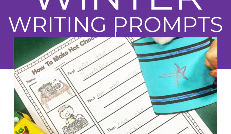 Easy Winter Writing Prompts For Kindergarten and First Grade