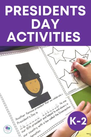 Presidents Day Activities For Kindergarten And First Grade