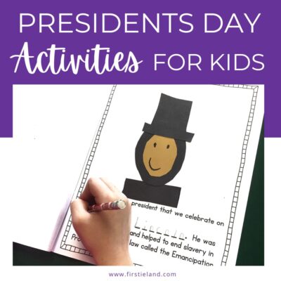 Presidents Day Activities For Kindergarten And First Grade