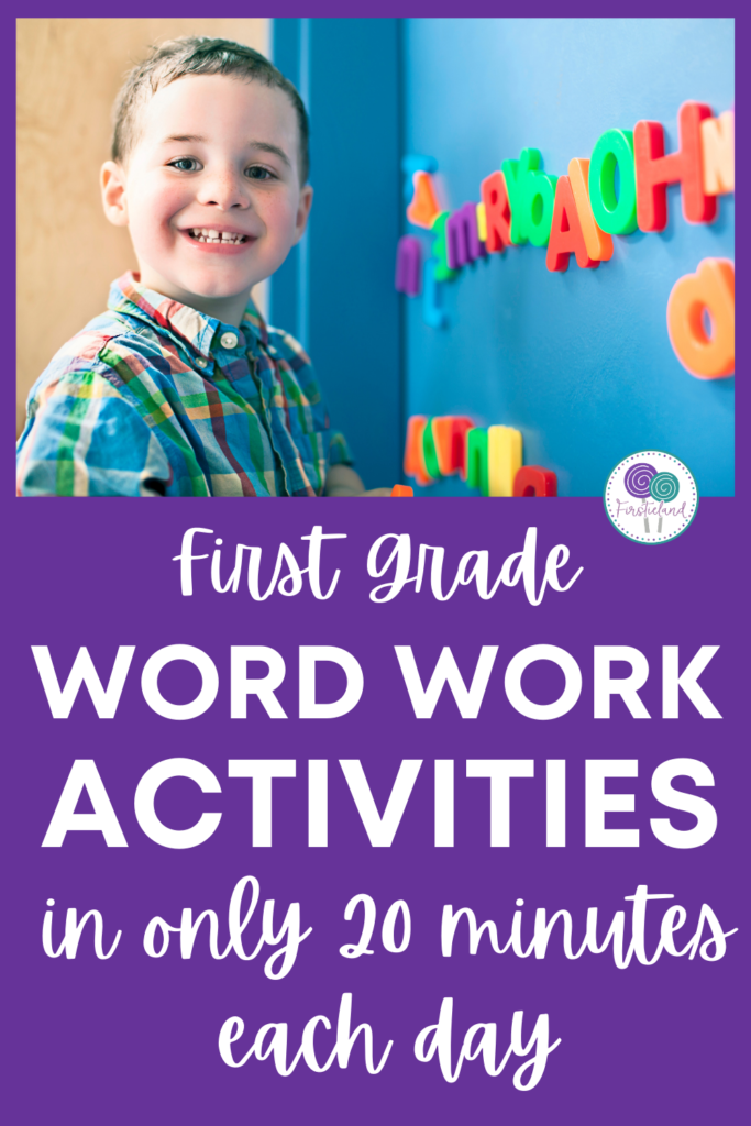 First Grade Word Work Activities