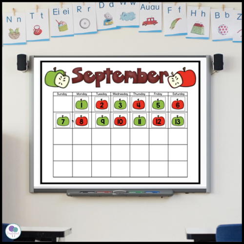 classroom digital calendar