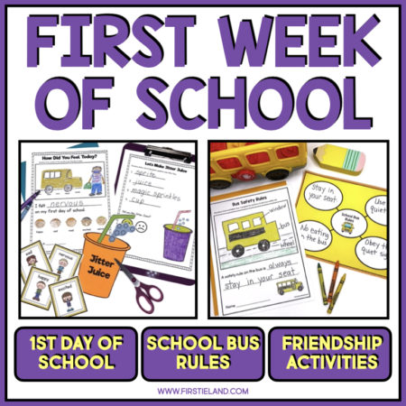 First Week Of School Activities And Lesson Plans for 1st Grade