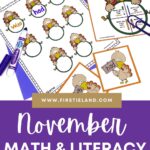 November Math Activities For First Grade