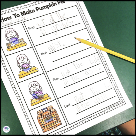 How to writing template for first grade. 