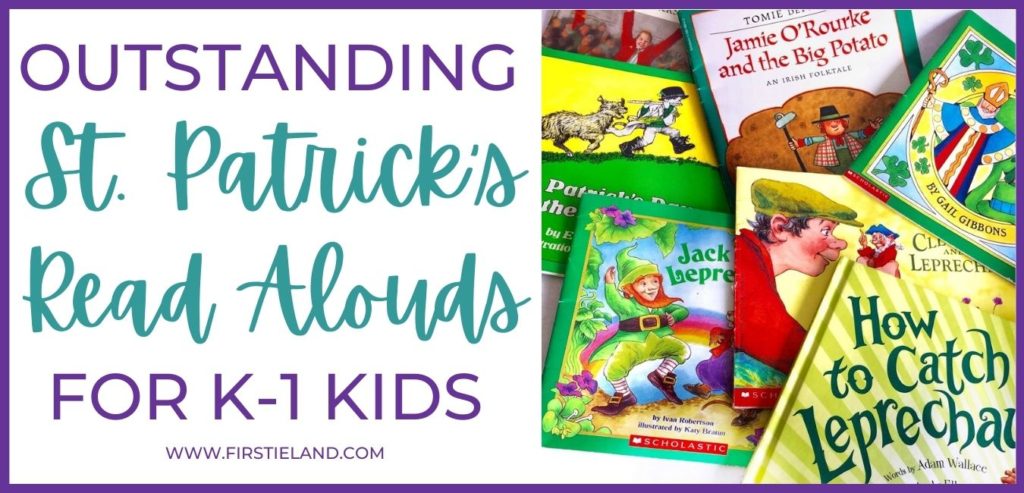 List of St. Patricks Day books and read alouds for kids.