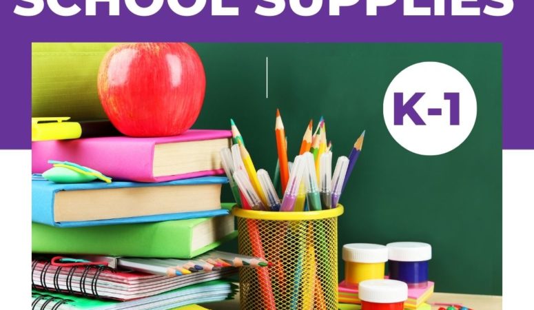 Ultimate Kindergarten And First Grade School Supply List For Teachers