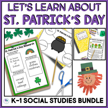 St. Patricks Day Writing Activity for K-2 students.