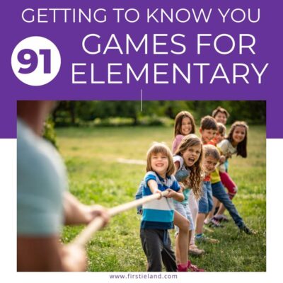 Getting to know you icebreaker games and ideas for elementary students.