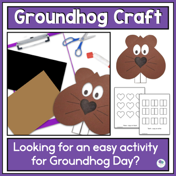 Groundhog Day Craft With Easy Patterns For Kindergarten And First Grade ...