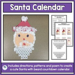 Christmas Countdown Calendar | Santa Craft | Advent Calendar ...