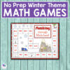 Winter Math Games And Activities For Centers No Prep - Firstieland ...