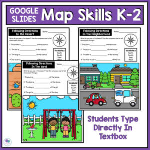 Me On The Map Google Slides Distance Learning - Firstieland - First ...