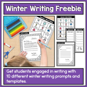 Free Winter Writing Prompts Narrative Opinion Letter First Grade ...