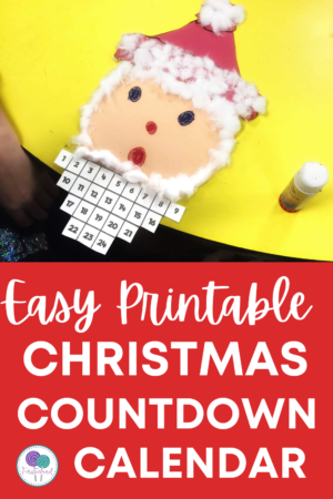 Easy Printable Christmas Countdown Calendar For Kids