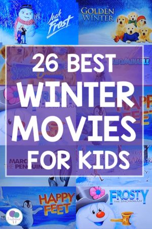 26 Winter themed movies for kids that includes the rating, run time and where it can be streamed. 