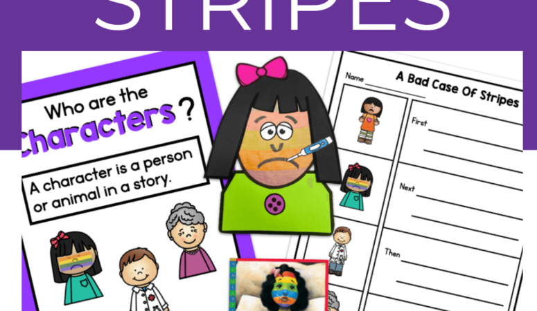 A Bad Case Of Stripes Book Activities For 1st Grade