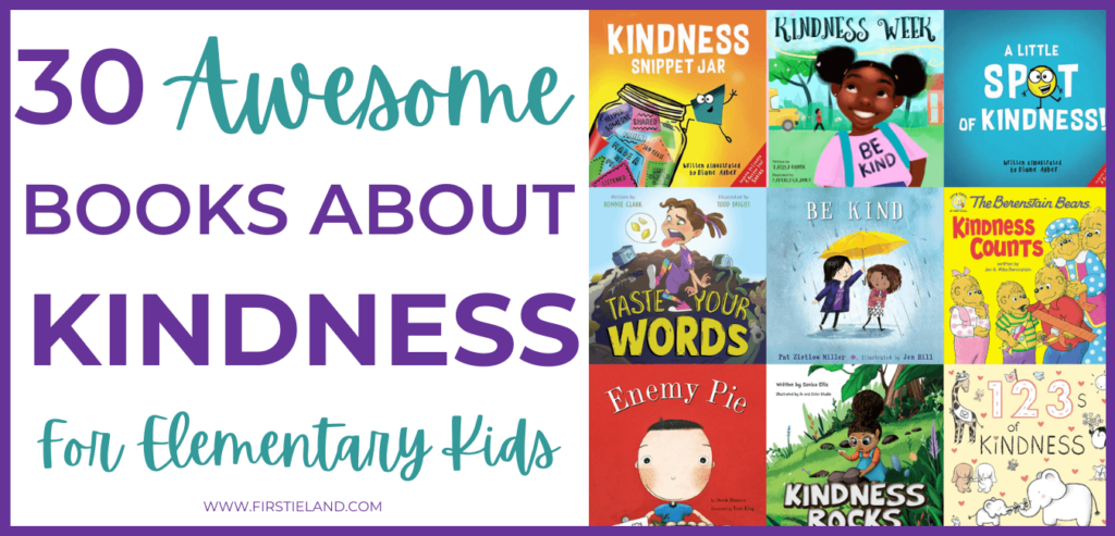 A list of 30 children's books about kindness with activity suggestions. 