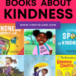 A list of 30 children's books about kindness with activity suggestions.