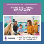 A podcast episode about tips for meet the teacher night