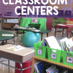 Organizing learning centers in the classroom