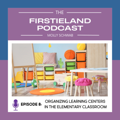 Organizing learning centers in the classroom