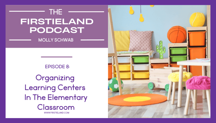 Organizing learning centers in the classroom