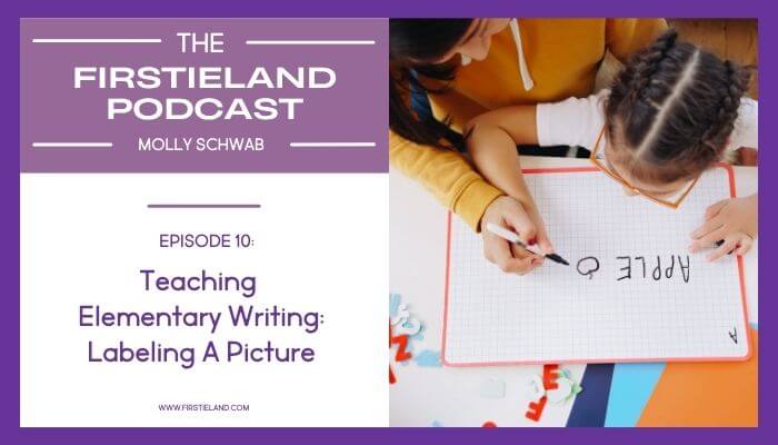 A podcast about teaching elementary writing and picture labeling