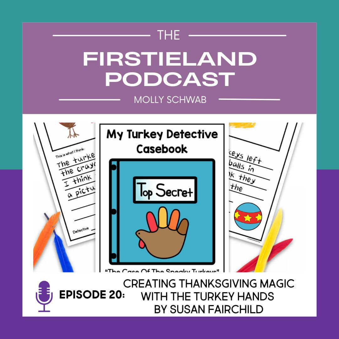 Thanksgiving writing activity for kids - The Turkey hands