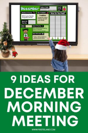 December classroom morning meeting activities