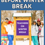 Winter break prep ideas for first grade teachers