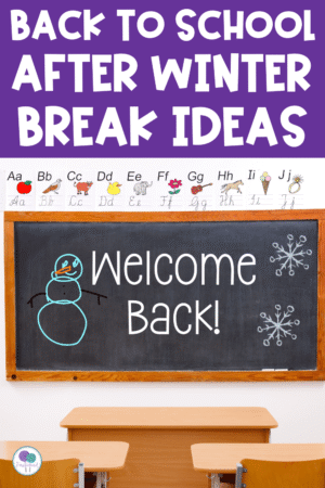 Back to school after winter break ideas for first grade