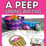 Adopt a peep spring writing project